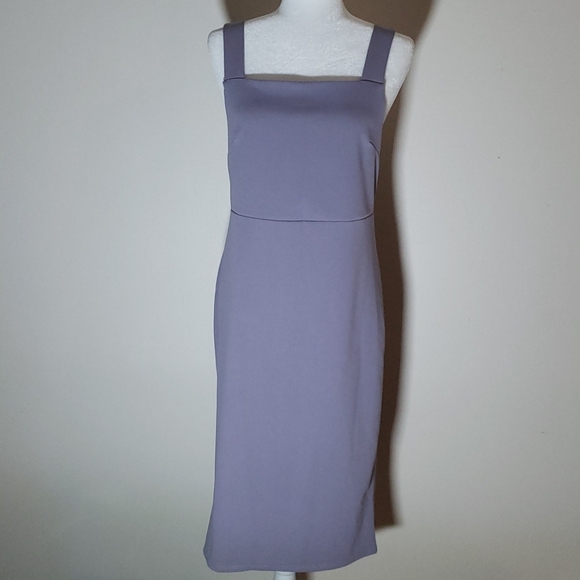 The Vanity Room Lilac Crepe sheath dress NWT - Picture 4 of 7